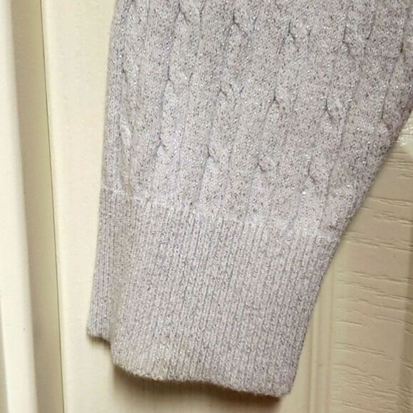 Kim Rogers Silver Sparkeling Sweater - Picture 5 of 7